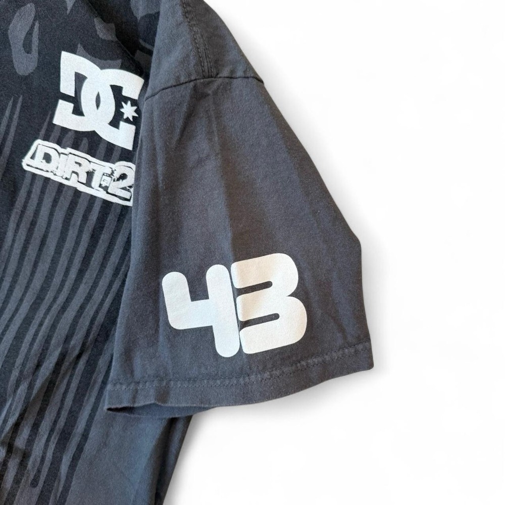 Vintage DC Shoes Ken Block Gray Graphic T-Shirt Mens Large Skater Grunge Y2K VTG - Picture 4 of 5